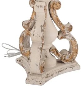 Lampa Shabby Chic Oro rasina si metal H 67 cm