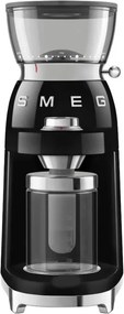 Rasnita de cafea Smeg CGF03BLEU, 150 W, 240 g, Sistem de rotire si blocare, Functie manuala, Negru