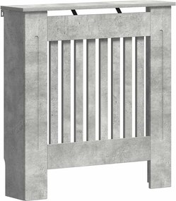 vidaXL Capac pentru radiator Gri din beton 78 x 19 x 81,5 cm