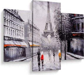 Tablou - Pictură în ulei, Paris (90x60 cm)