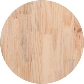 vidaXL Blat de masă rotund, Ø30x3 cm, lemn masiv de pin