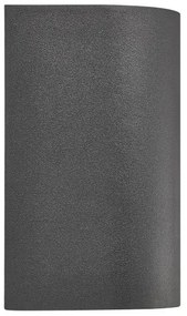 Nordlux - Aplica de perete pentru exterior CANTO 2xGU10/28W/230V IP44 neagră