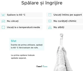 Prosop Classic 50 x 100 cm crem, 100% bumbac