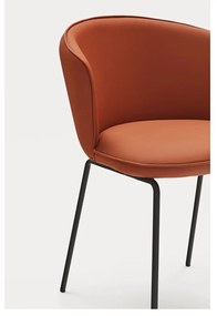 Set de scaune de sufragerie portocaliu 2 buc. tapițat Add – Teulat