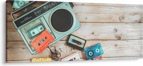 Tablou - Radio retro (120x50 cm)