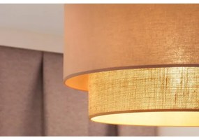 Lustră aplicată Duolla BOHO 1xE27/15W/230V d. 45 cm bej/maro