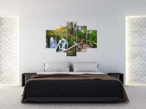 Tablou - Lacurile Plitvice (150x105 cm)