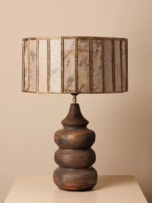 Lampa de masa, din ceramica si metal, D40cm, Tierra