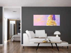 Tablou - Înghețată cu lavandă (120x50 cm)