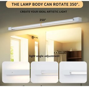 Brilagi-LED Lumină LED pentru oglindă de baie AQUA LINE LED/36W/230V 120 cm IP44 albă