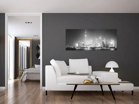 Tablou cu zgârăie nori moderene (120x50 cm)