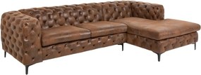 Coltar design Chesterfield, Microfibra, Maro Antic, MODERN BAROCK