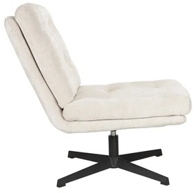 Fotoliu crem pivotant Kai – White Label