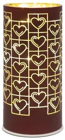 Decorațiune luminoasă burgundy ø 7 cm Frida – Sirius