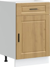 vidaXL Dulap de bază de bucătărie „Porto” din lemn de stejar artizanal