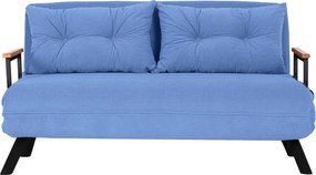 Canapea extensibila 2 locuri, Atelier del Sofa, 859FTN2707, Albastru