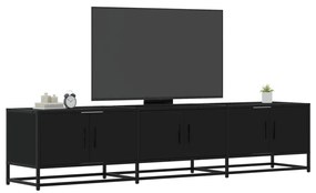 vidaXL Comodă TV, negru, 180x35x41 cm, lemn prelucrat