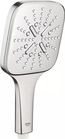Para de dus Grohe Rainshower SmartActive 130 Cube 3 functii crom periat Supersteel