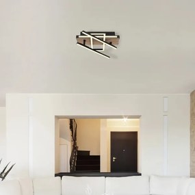 Globo 67299D2 - Plafonieră COLLI LED, 30W, 230V, maro/negru