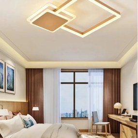 Lustra LED Cu Telecomanda, Elit's Esn T2239gF, 120w, Gold