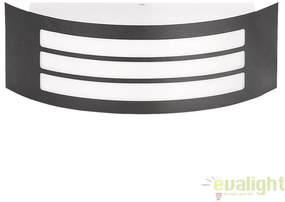 Aplica de perete moderna cu protectie IP44, finisaj antracit gri, Roma 8776 RX
