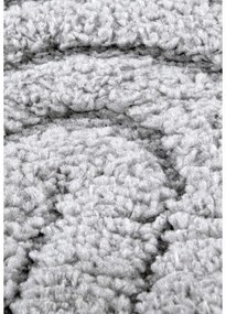 Covor gri deschis rotund ø 200 cm Panglao New York Light Grey – Elle Decoration