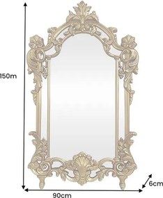 Oglinda decorativa OPULENT 150cm auriu