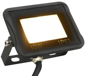 vidaXL Proiector cu LED, alb cald, 10 W