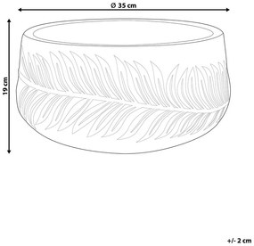 Ghiveci 19 cm Fiero (alb). 1075119