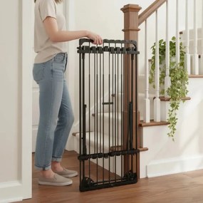 Uscător de haine KH 2043, 27 m, până la 20 kg, pliabil, oțel, negru