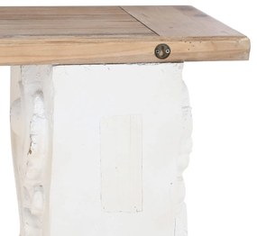 Consola de perete Magnesia cu blat din lemn 153x32.5x93 cm