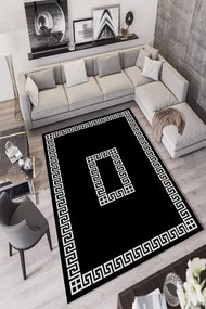 Covor, W872, 80x150 cm, Negru