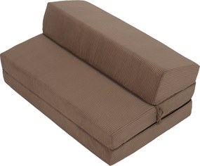Saltea pliabilă/fotoliu extensibil, 2 in 1, maro deschis, VEDIS