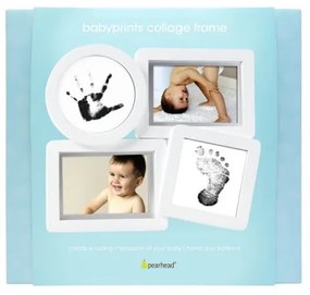 Kit rama foto multipla cu amprente din cerneala pentru manuta si piciorus - Pearhead