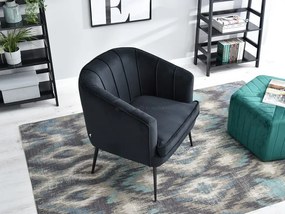 Fotoliu Etimee F (negru). Promo -11%. 1110028