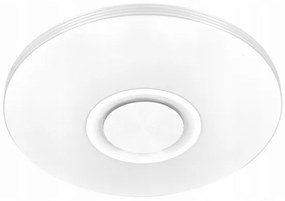 Plafonieră LED RGBW reglabilă cu boxă, LED/60W/230V, albă + telecomandă