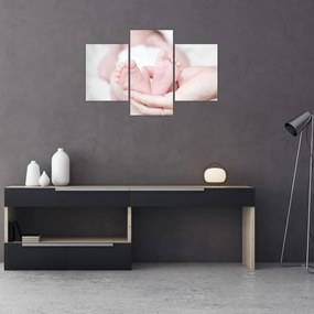 Tablou cu piciorușele de copilaș (90x60 cm)