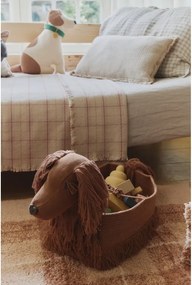 Coș de jucării pentru copii maro din material textil 68x24x35 cm Poppy – Lorena Canals