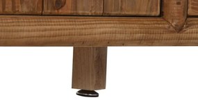 Comoda TV, natur, din lemn reciclat, Haven