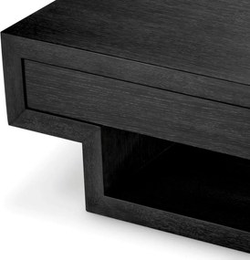 Masuta LUX stil avangardist Rialto, gri carbune