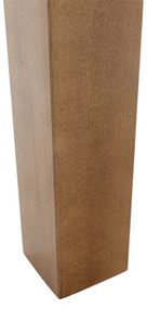 Masă extensibilă pentru dining, stejar lefkas închis, 160-203x90 cm, MONTANA STW