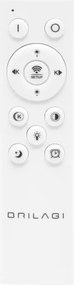 Brilagi - Plafonieră LED dimabilă MODERN MAXI LED/87W/230V 67x80 cm + telecomandă