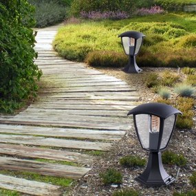 Lampă exterior FOX 1xE27/40W/230V IP44 negru