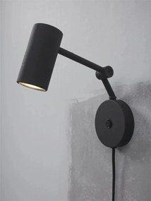 Aplica de perete metal design modern Montreux negru