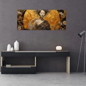Tablou - Doamnă japoneză (120x50 cm)