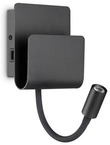 Aplica cu reader LED si port USB PROBE AP2 NERO 237930 IDL
