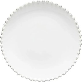 Farfurie desert din gresie ceramică Costa Nova Pearl, ⌀ 22 cm, alb