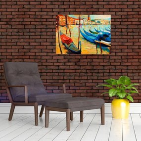 Tablou - Port în Veneția (70x50 cm)