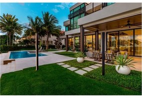 Stalp LED de exterior pentru terasa sau gradina, SASSO H-170cm