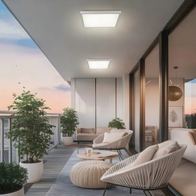 Brilagi FRAME SMART - corp de iluminat LED reglabil pentru baie LED/50W/230V 60x60 IP44 + telecomandă